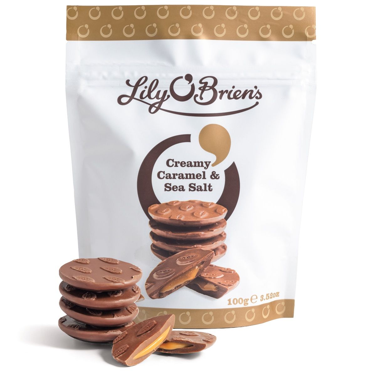 Creamy Caramels with Sea Salt Share Bag, 100g