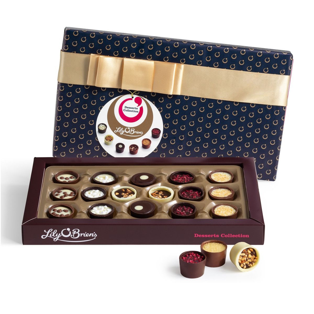 Lily O'Brien's Chocolate Desserts Gift Collection, 16 Chocolates, 210g