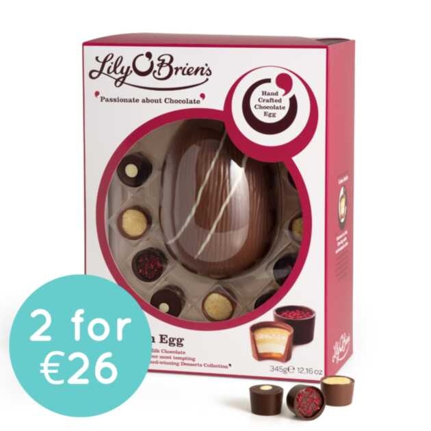 Lily O'Brien's Desserts Easter Egg, 345g