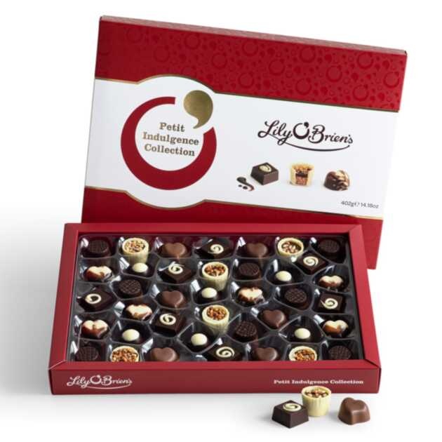 Lily O'Brien's Petit Indulgence Collection, a delightfully delicious miniature mouthfuls.