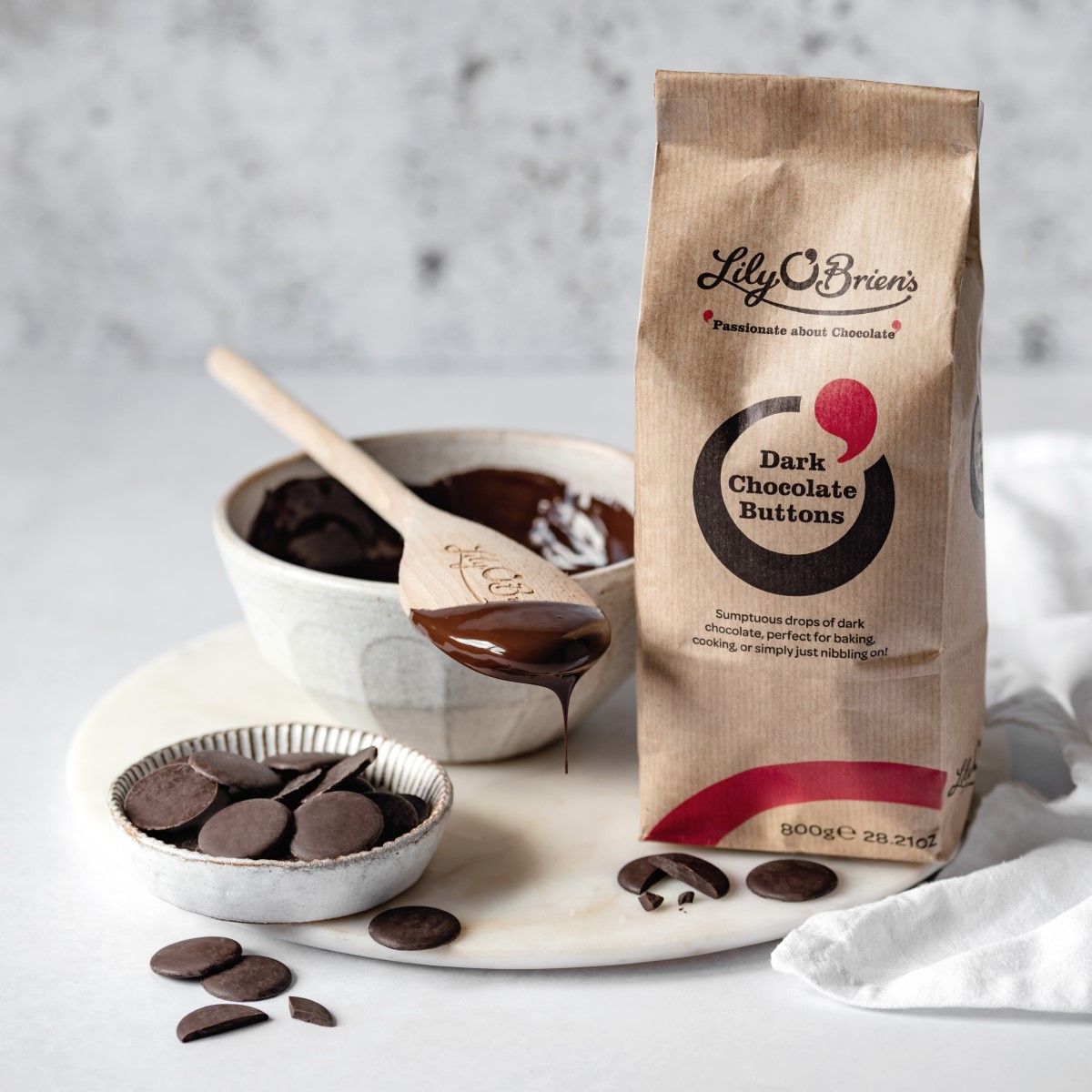 Dark Chocolate Drops for Baking 800g