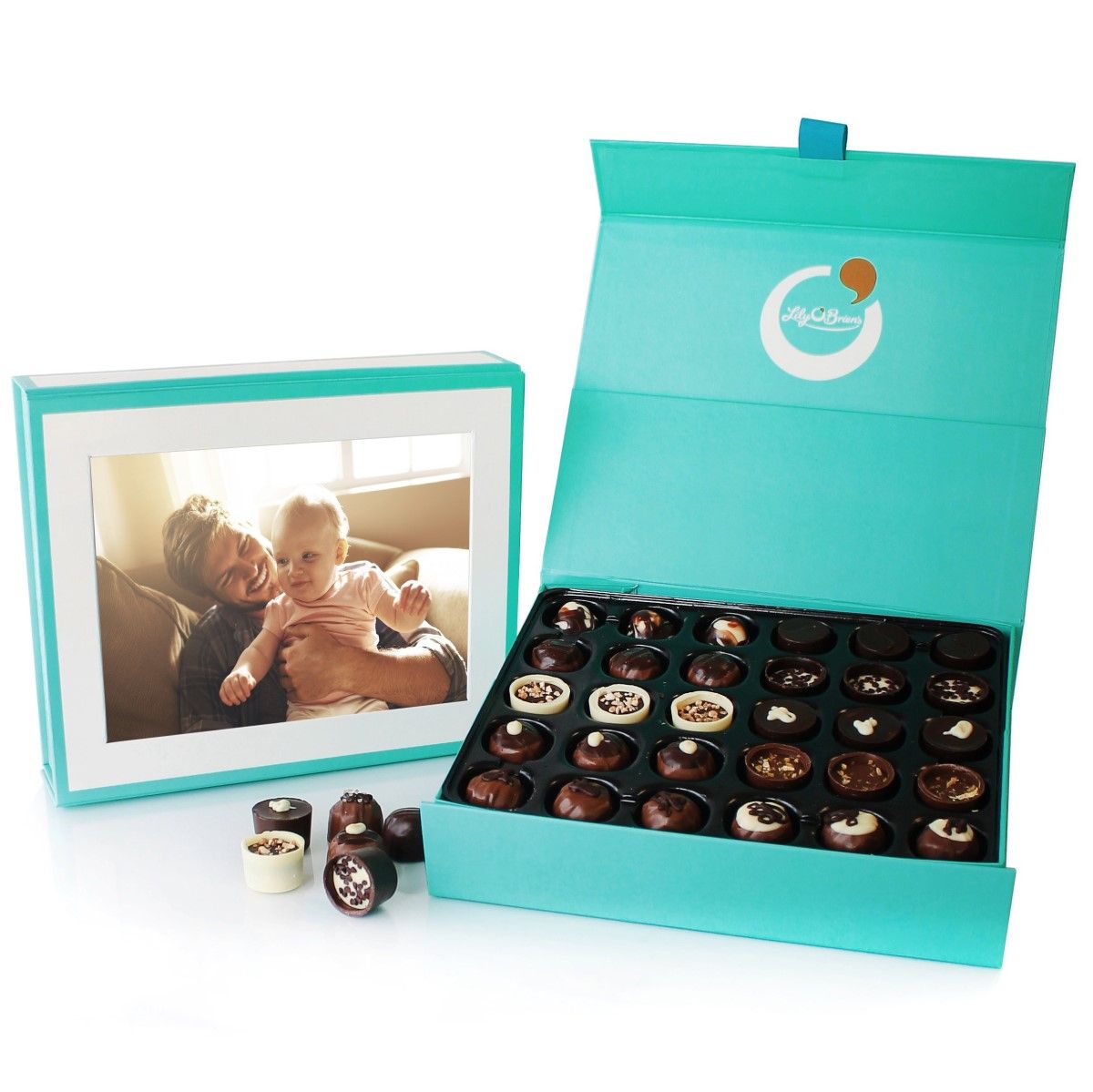 Personalised Keepsake Photo Box, 60 Chocolates