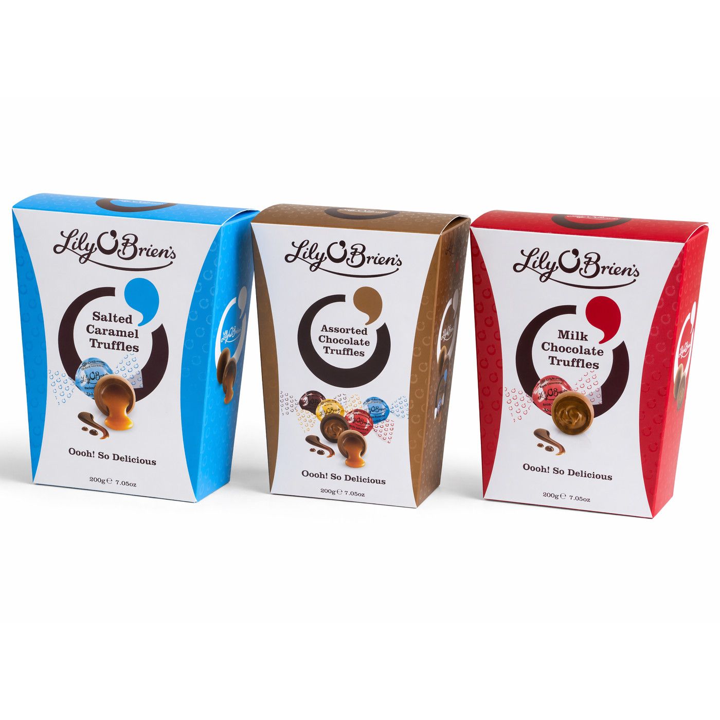 Chocolate Truffle Bundle, Assortment of 3 Truffles, 600g