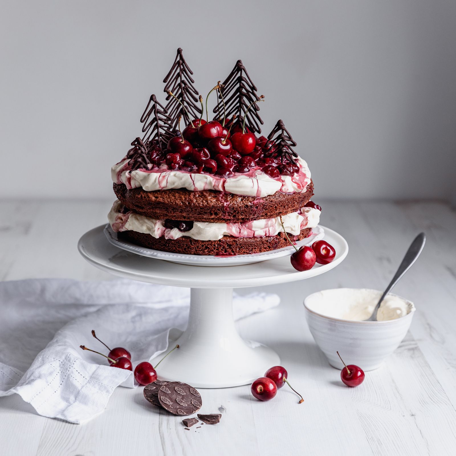 Lily O'Brien's Recipes Chocolate Black Forest Cake