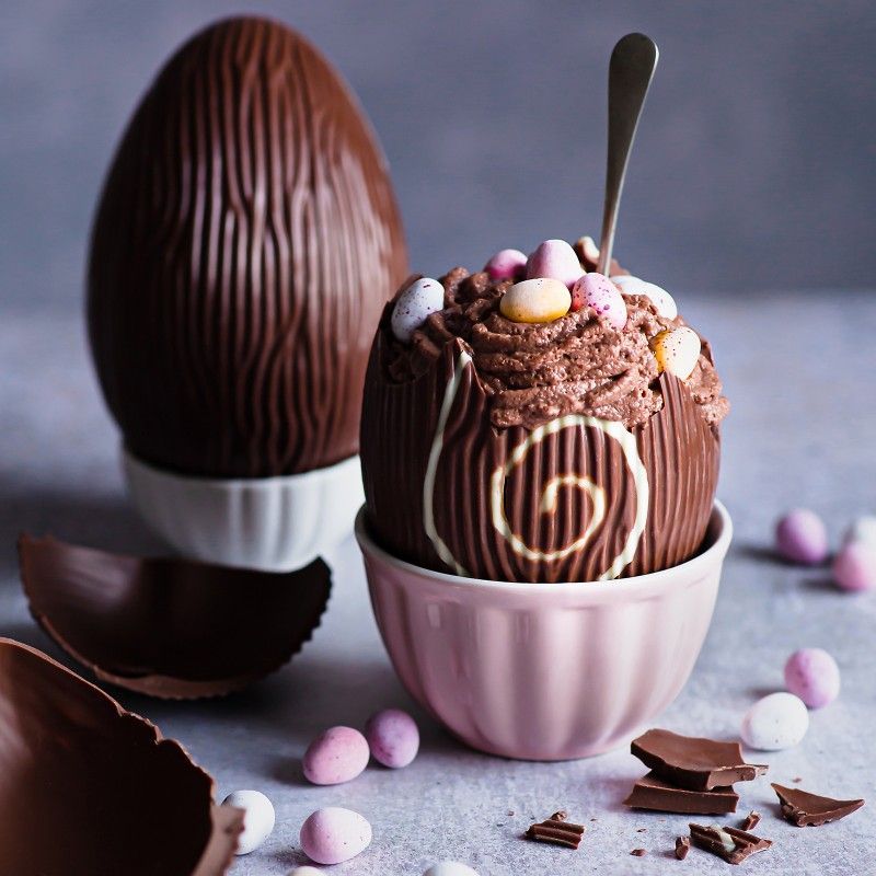 Easter Egg Chocolate Mousse